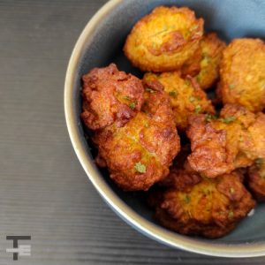 Simple recipe of cod fritters