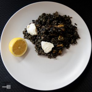 Arroz negro Spanish black rice receta Recipe easy facil