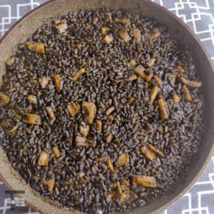 Arroz negro Spanish black rice receta Recipe easy facil